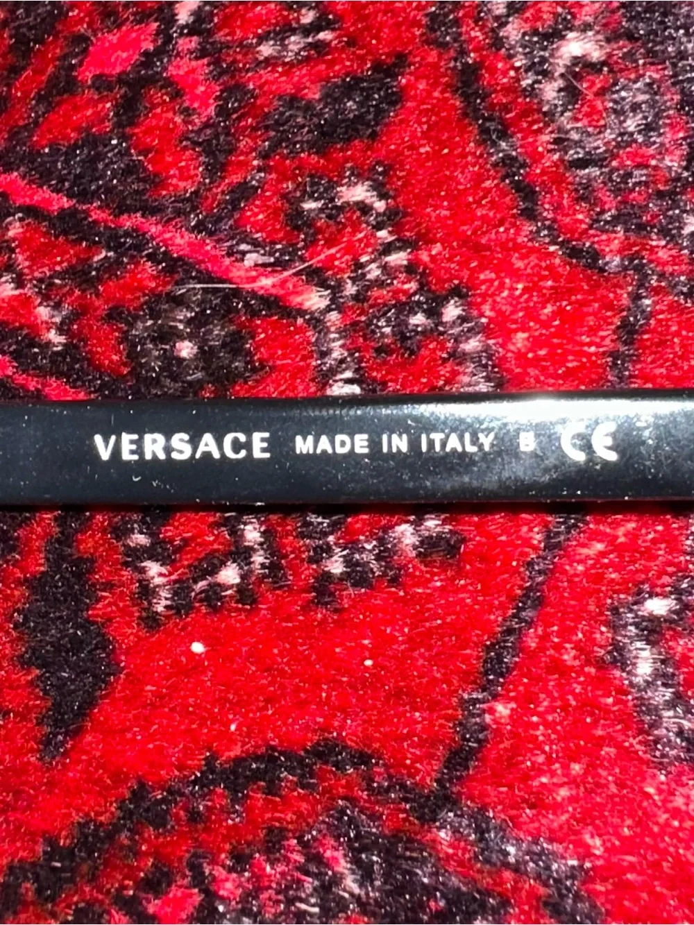 Versace Black Cat-Eye Sunglasses with Branded Case
